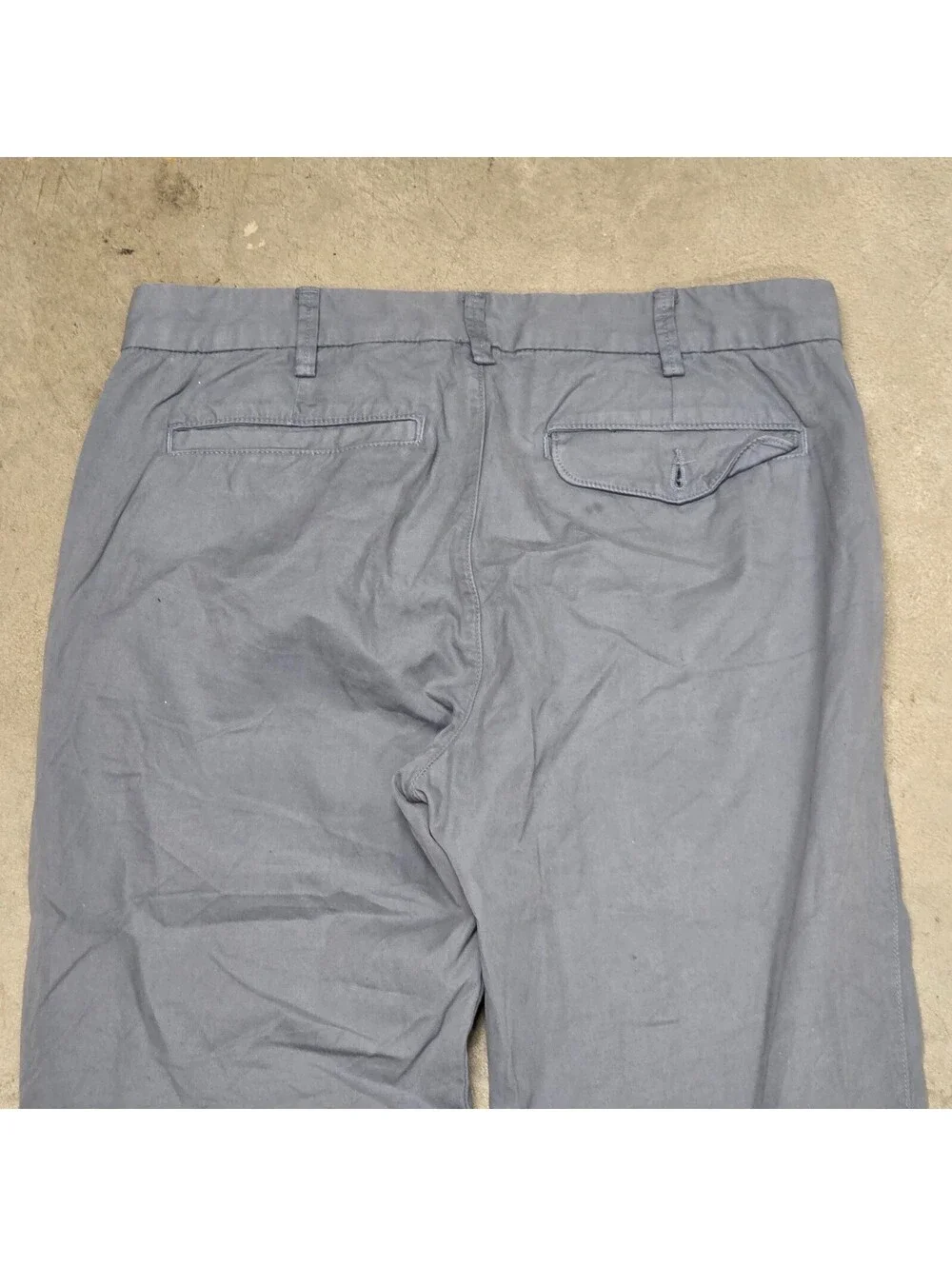 SKU Save Khaki United Mens 32x31 Gray Pants Cotton USA Made 100% Cotton